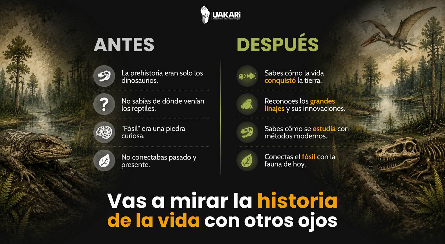 Antes y después: cómo cambia tu mirada de la historia de la vida tras el curso.